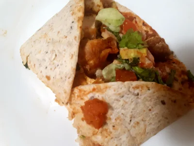 Catit - Wegańskie tortille z nuggetsami z tofu z produktów dostępnych w Lidlu i Biedr...