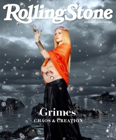 k.....a - Ogunie to #grimes wywaliła bebech na okładce Rolling Stone i mamrocze coś t...