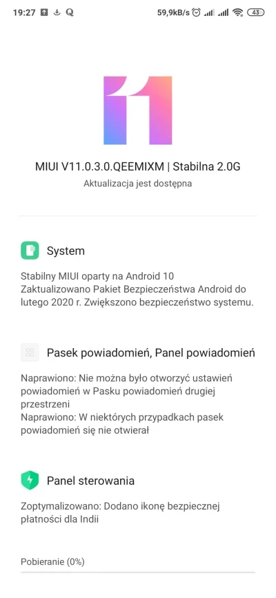 r5678 - #mimix3 #xiaomi

O proszę, jakaś aktualizacja się pojawiła. To chyba już an...