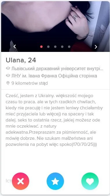 Obikok_Bartek - od jakichś 2 lat jestem na #tinder i ostatnio spotkałem się z ukraink...