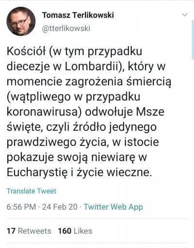 januszzczarnolasu - @penknientyjerz: Terlikowski: Dzięki Bogu za polskich biskupów. P...