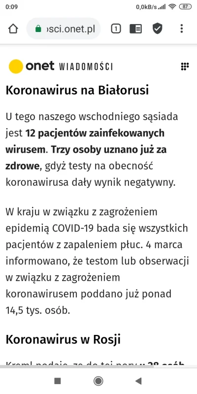 Master21 - #koronawirus
Już lepiej chyba chorować na Białorusi niż w tym kraju gdzie...