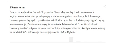 A.....z - Brawo Rybnik, gnoje siedzieć w domach to nie sa ferie.

#koronawirus #ryb...