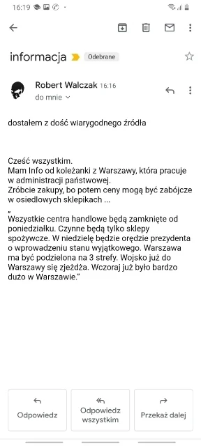 RomeYY - a też coś wrzucę w tag xD
#koronawirus