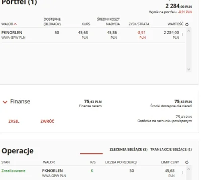 M.....s - Zamówiłem 50 akcji o 17.04. Kupiłem je już czy dopiero w poniedziałek rano ...