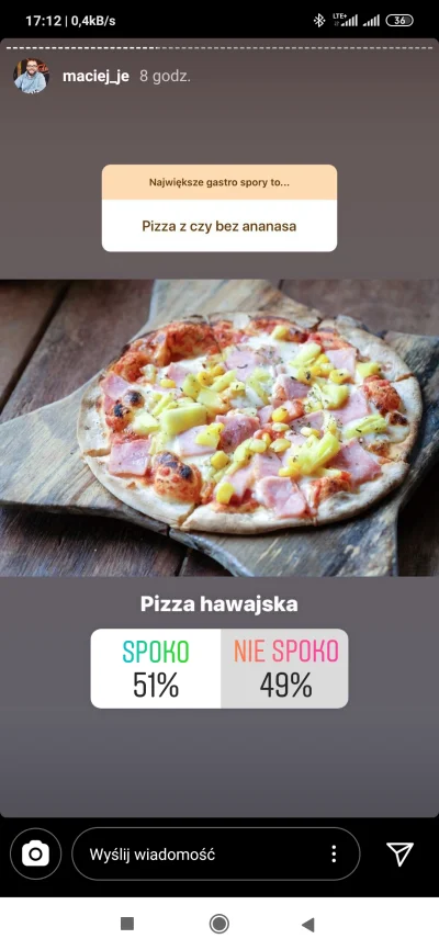 jaszczomp - Ehhhhhh

#pizza #hawajska #jedzzwykopem #maciejje