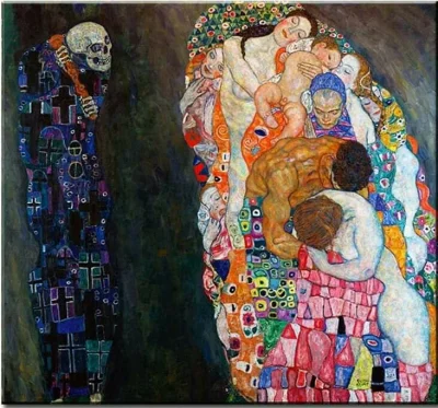 JeszApokalipsy - #sztuka #obrazy
Gustav Klimt "Śmierć i życie"