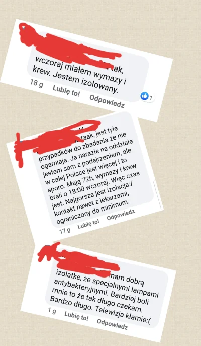 dqti - Relacja osoby, która od czwartku leży w szpitalu zakaznym z podejrzeniem koron...