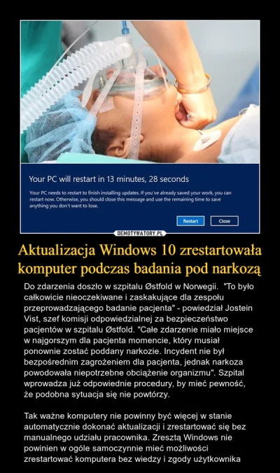 szkorbutny - @allmilczar: Najwięcej wirusów miał jego Windows.
https://demotywatory....