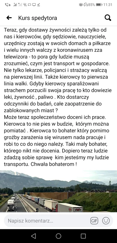 Franco-Da-Vici - Ufff, co byśmy zrobili, gdyby nie bohaterscy kierowcy ciężarówek. Do...