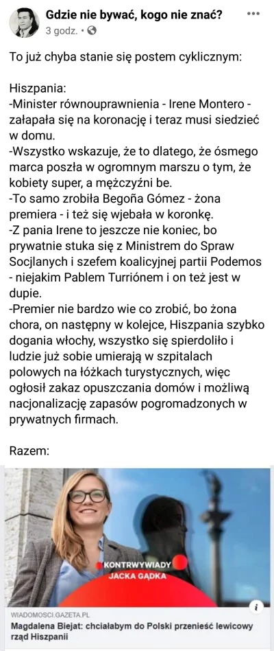 I.....o - Gdy komuś przyszło do głowy głosować na Biedroniów popie... 
#koronawirus ...