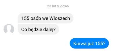 WillyJamess - Tak sobie patrzę na liczbę zarażonych w Polsce i przypomniałem sobie ro...