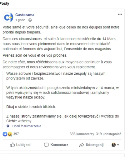 Drain - Francja zamyka sklepy a my Polacy robacy będziemy #!$%@?ć do ostatniego zdrow...