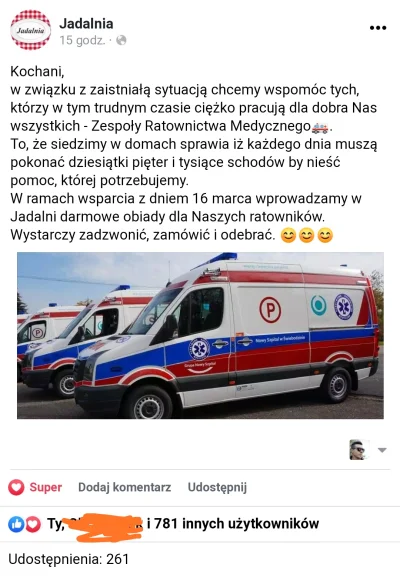 A.....l - Brat z żoną również ogłosili od dzisiaj pomoc ratownikom medycznym. Cóż inn...