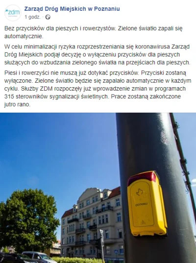 CzasNaPoznan - Poznań nie tylko wietrzy tramwaje i autobusy, ale także wyłącza przyci...