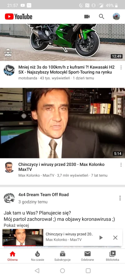 Crea - ##!$%@? na stronie głównej #youtube wyświetlił mi się film sprzed 7lat od #max...