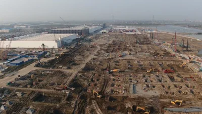 anon-anon - Gigafactory Tesli w Szanghaju w trakcie rozbudowy. Chiny mówią #koronawir...