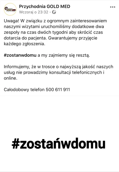 niemiecszczecin - Wszystkie przychodnie się zamykają, by zminimalizować ryzyko zaraże...