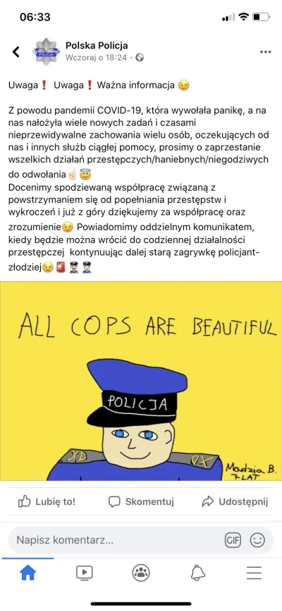 Ciekawski666 - #heheszki #policja #koronawirus