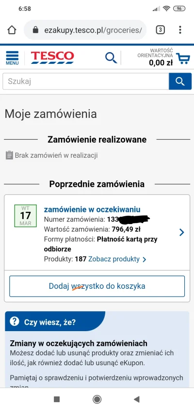 Mirek_Janusz - @2YT4U: Chciałbym otrzymać informacje, że moje zamówienie zostało anul...