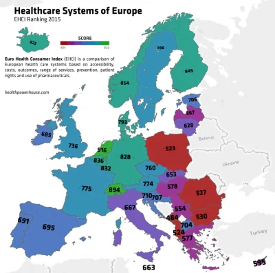 gieszczu - #mapa #mapporn #ciekawostki #sluzbazdrowia #europa