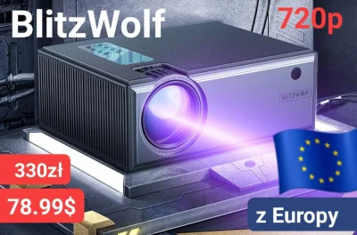 sebekss - Kino w domu i #zostanwdomu ( ͡° ͜ʖ ͡°)
Projektor BlitzWolf BW-VP1 z Europy...