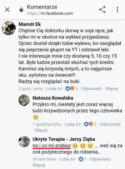 szkorbutny - @bez_komentarza111: Groźby i ataki https://www.wykop.pl/wpis/48021371/no...