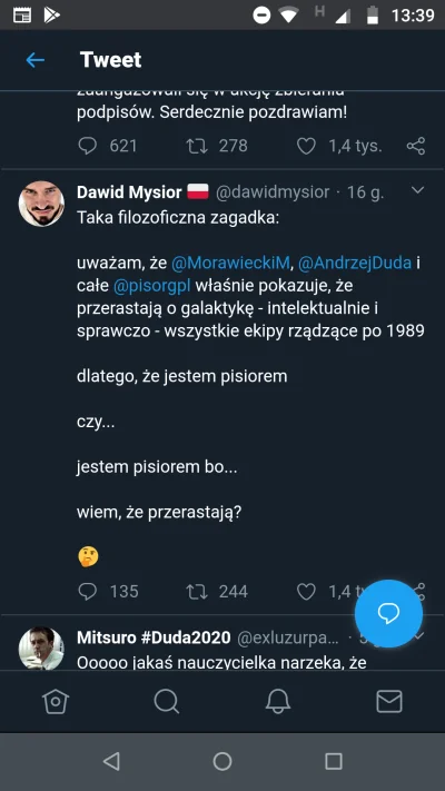 Manah - @witulo: Na razie reakcja zachłyśniętych pisowczyków wygląda tak: