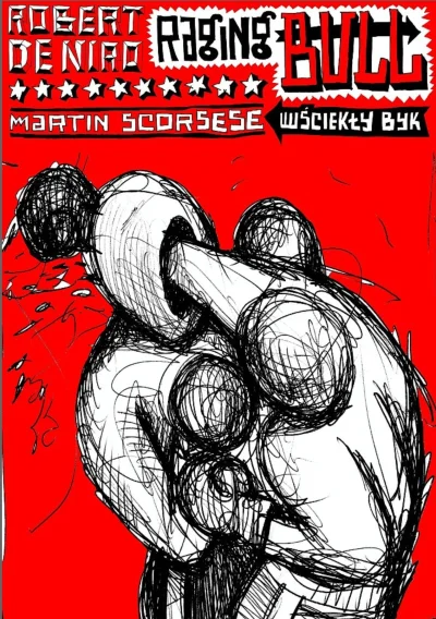 ColdMary6100 - Raging Bull (1980) #plakatyfilmowe #polskaszkolaplakatu