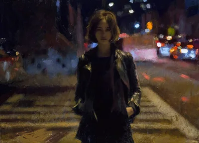 panidoktorodarszeniku - Casey Baugh
After Midnight, 2015, olej na płótnie, 33 x 46 c...