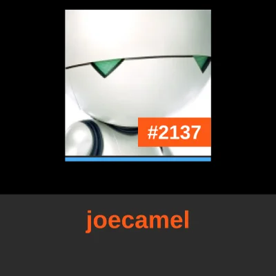 boukalikrates - @joecamel: to Ty zajmujesz dzisiaj miejsce #2137 w rankingu! 
#codzie...