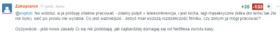 PiSbolszewia - ej murki nie oglądajcie #netflix w full hd bo przez was @Zakopianin ni...