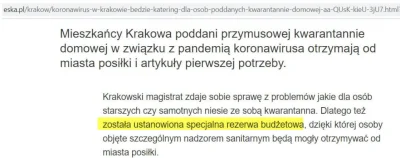 kontrowersje - Posiłki dla osób na #kwarantanna w #krakow - świadczenie bezpłatne dla...