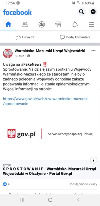 WOiOwnik - Na główną właśnie wskoczył #fakenews z płomieniem 

https://www.gov.pl/web...