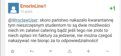 Bubr_Zabujca - @ErrorInLine1 napisales, że mają jeść za darmo.... Kontrargumentem jes...