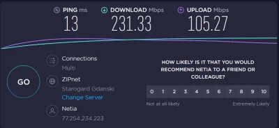 fazerito - @AntyDojcz: u mnie zwiększyli do 1Gbps. test po wifi, ogólnie śmiga zajebi...