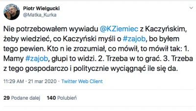 Wotto - zaglądam do #matkakurka zza bana, żeby się zorientować co tam w sercu pisowsk...