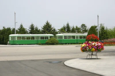 Ikarus_260 - W Korei Północnej także istnieją tramwaje, ale tylko w stolicy, i trafił...
