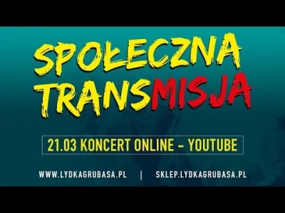 NieNajgorzej - Łydka Grubasa gra właśnie koncert online na YT. Bardzo fajna inicjatyw...