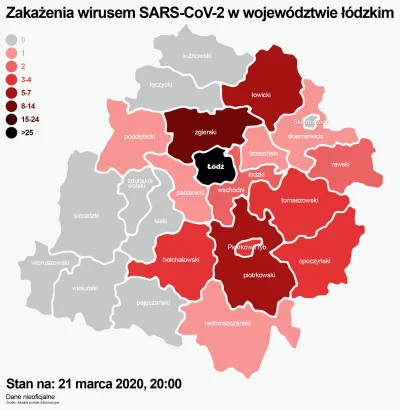 z.....e - #koronawirus w #lodzkie
W nawiasie przyrost od ostatniego update. #piotrko...