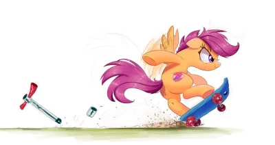 FlaszGordon - #kucyki [ #mlp #scootaloo artysta: #NCMares ]
No steering
No brakes
...