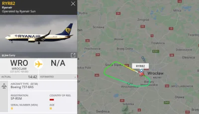 ejty2 - Ryanair właśnie wykonał równolegle we Wrocławiu, Krakowie, Modlinie po takiej...