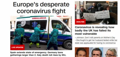systemluster - Na głównej stronie CNN piszą o desperackiej walce w Europie.

Oni ch...