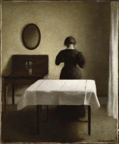 S.....x - Interior, Vilhelm Hammershoi, 1898, olej na płótnie

Bez możliwości odwró...