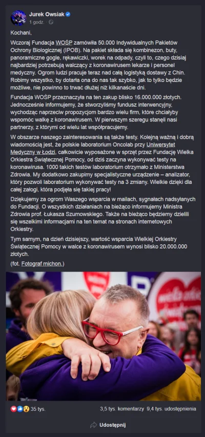 WuDwaKa - WOŚP > TVPis i ich 2 mld (╯°□°）╯︵ ┻━┻