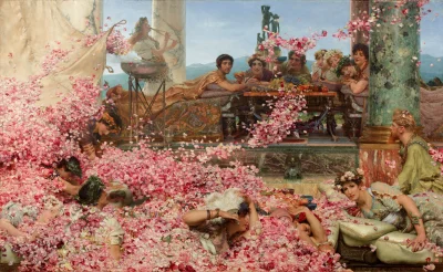 myrmekochoria - Sir Lawrence Alma-Tadema, Róże Heliogabala, 1888.

#starszezwoje - ...