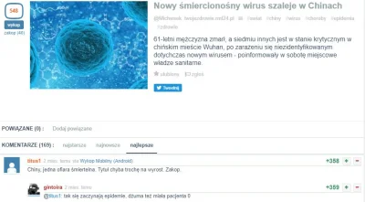 snierzyn - Żeby nie zginęło, pierwsze wykopalisko na temat wirusa:
https://www.wykop...
