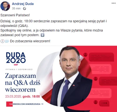 thesc - Dzisiaj Adrian robi Q&A 
Można zapytać o 2mld dla tvpis albo o blokadę masec...