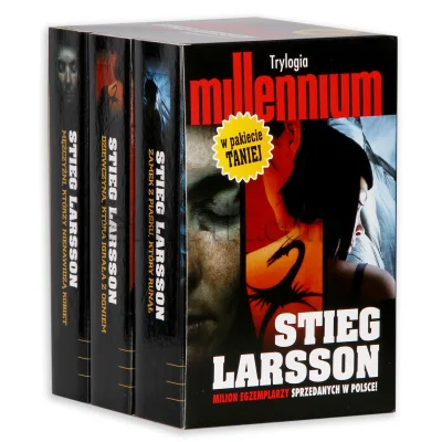 Wypok2 - 419 - 3 = 416

Tytuł: Trylogia Millennium
Autor: Stieg Larsson
Gatunek: kr...