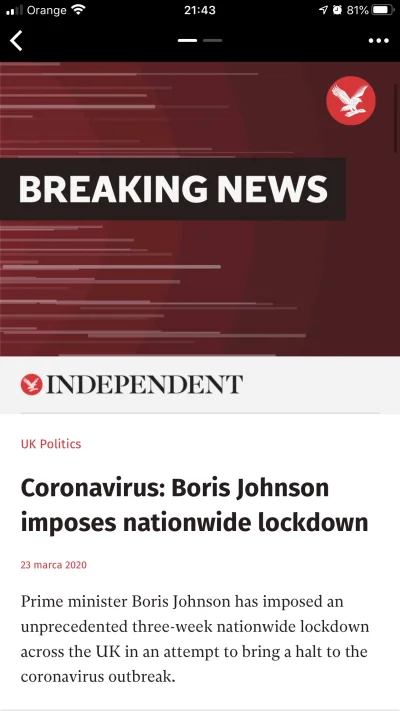 Maciej_polit - Boris „Alternatywka” Johnson

#koronawirus #polityka